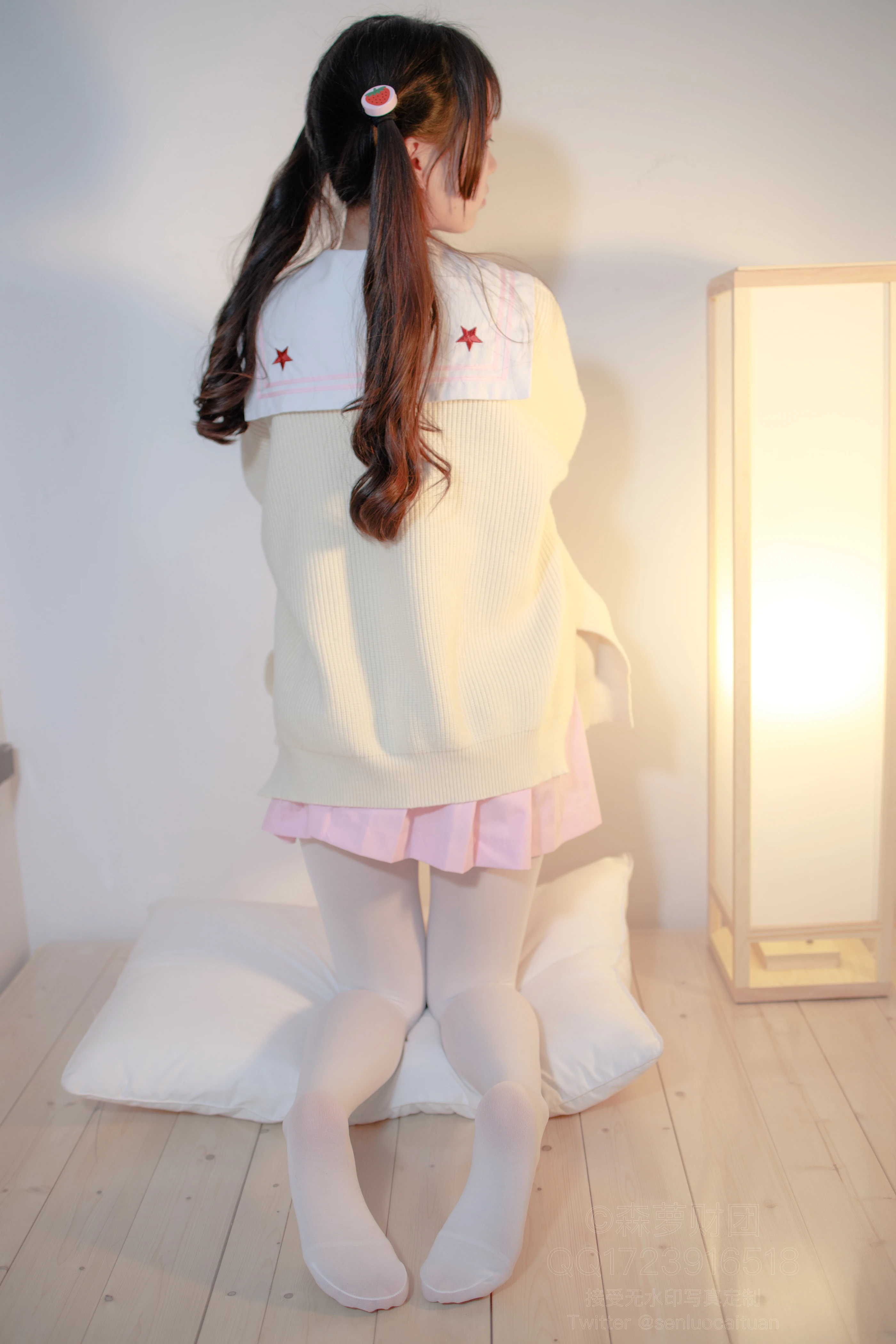 森萝财团 [X-059] 萝莉白丝80D [97P 1V]插图7